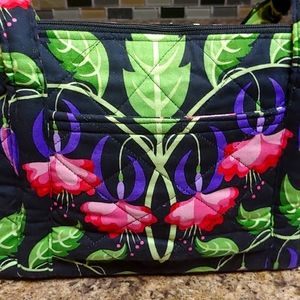 Handmade quilted purse in vinbrant colors.